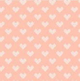 Daisy&Lilly-Cross-Stitched Hearts,Light Coral (Sold By 1/2 Meter)